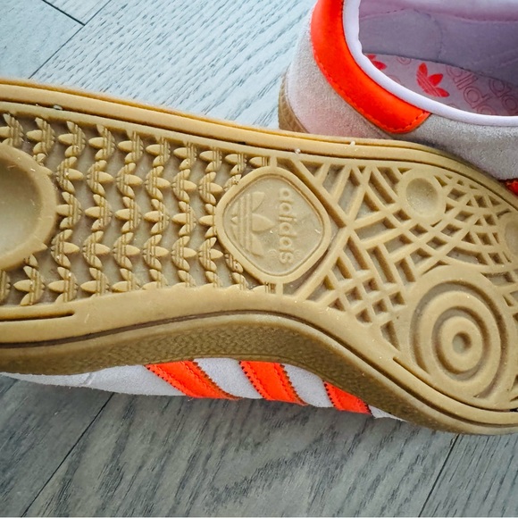 Adidas Soft Pink and Bright Orange Shoes - Picture 4 of 4